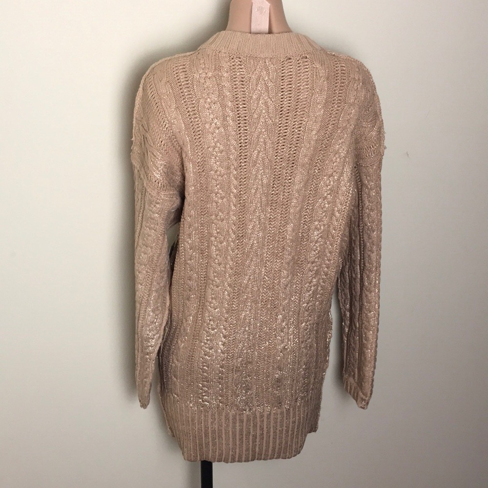 Free People Good as Gold Sweater Dress Cream Puff - Picture 7 of 11